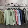 Asequible, como el algodón, absorbe la humedad, transpirable, antiolor, universal, para exteriores, manga larga, capa base, camiseta de secado rápido 8918