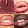 Delineador de labios aterciopelado, labios voluminosos, no se desvanece, no se pega, hidrata.