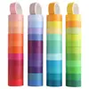 Yida Fita Washi Colorida Pura Transfronteiriça Conjunto Fita para Diário de Mão Colagem com Diário de Mão DIY Coisas Pequenas Coloridas