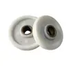 Rueda Universal Industrial de Nylon con Núcleo de Hierro Rueda de Nylon Todo Incluido Rueda de Doble Cara Todo Incluido Rueda Giratoria de Servicio Súper Pesado Nylon Fijo con Núcleo de Hierro