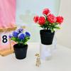 7 piñas grandes negras copa internacional pequeño jardín de bonsái balcón planta en maceta de simulación escritorio arreglos florales decorativos maceta