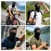 Gorro para ciclismo de exterior a medida, mascarilla facial de seda helada a juego para padres e hijos, gorra de cabeza ajustable de nailon transpirable de secado rápido