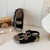 Sandálias Birkenstock Infantis 2026 Novidades de Verão Unissex Infantil Solado de Cortiça Bico Aberto Sapatos de Praia Sandálias Respiráveis para Bebê