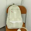 Mochila Escolar de Nuevo Estilo para Niñas de Secundaria y Preparatoria, Gran Capacidad, Bonita, Mochila Ligera para Estudiantes, Mochila Casual para Estudiantes Universitarios