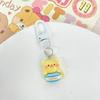 Cartoon Leite Urso Amarelo Branco Fivela Ins Menina Estudante Chaveiro Menina Mochila Namorada Presente Dos Desenhos Animados Pendurado Enfeites
