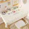 Pano de Mesa Dopamina Impermeável e Resistente a Manchas Sem Lavar Toalha de Mesa Desenho 2025 Luxo Leve High-End Pano Protetor de Tampo de Mesa