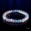 Pulseira Doce e Colorida para Mulheres, Joias de Cristal de Imitação, Joias Coreanas, Presente para Melhor Amiga, Miçangas Simples de Venda Direta da Fábrica