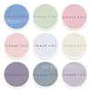 Hk119-T Adesivos Redondos Decorativos com Tema de Cor Sólida, Adesivos Selantes Autoadesivos para Envelopes de Cartão de Cumprimentos, Adesivos Decorativos de Cor Única