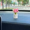 Mini Florero Fragante Cielo Estrellado Exhibición Muñeca Decorativa Interior de Coche Artificial Decoración Hogar Mesa