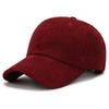 Sombrero de pana nuevo de primavera y otoño, gorra de béisbol de estilo coreano, pana versátil, sombrero casual japonés y coreano, subred, sombrero para el sol rojo