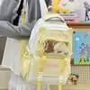 Mochila Bolsa Ita Japonesa Gran Capacidad Estilo Escolar Femenina Versátil Bolso de Hombro Cruzado