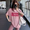 Verão Novo Secagem Rápida Roupas de Yoga Camiseta Feminina Esportiva Slimming Look Comprimento Médio Tamanho Grande Gordura mm Corrida Manga Curta Roupas de Fitness