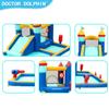 Cama Elástica Inflável Doctor Dolphin para Crianças, Escorregador Inflável Interno e Externo, Castelo Inflável Travesso de Tecido Oxford para Casa, Equipamento de Diversão
