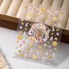Año Nuevo Lunar Gato Reunión Cena Uñas Arte Foto Grande Pegatina Lindo Dibujo Animado 6D Relieve Tridimensional Teléfono Móvil Pegatina