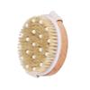 Cepillo de baño redondo de mano de bambú natural suave para uñas Cepillo de baño Hemu de venta caliente transfronteriza