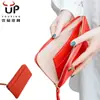 Billetera de mujer con cremallera en L, patrón TOGO, cuero genuino japonés, transfronteriza, RFID, multifunción, múltiples ranuras para tarjetas, clutch delgado