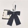Corbatas de Lazo Grandes para Mujer Mango Largo Punto de Ola Lindo Estilo Básico JK Universitario Azul Marino Rojo Vino Rosa Blanco Mango Largo Plano Ancho