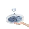 Amazon Transfronterizo Modelo Nuevo Luz de Ventilador con Control Remoto LED, Luz de Ventilador de Techo Simple con Atenuación de Tres Colores, Venta Directa del Fabricante