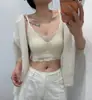 Camisola de encaje estilo francés con copas finas, ligeras y transpirables, antideslizante fijo, sin aros, sin costuras 2608