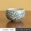 Taza de té de cerámica grande Xiangyun Master Cup de horno Ru beige para hombres, taza de té personal dedicada a la oficina en casa