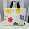 Bolsas de compras tipo tote para tienda de ropa en stock impresión personalizada de logo en tela no tejida bolsa de compras de ropa publicitaria 3D
