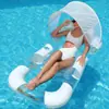 Cama de arena inflable con reposabrazos y respaldo, hamaca reclinable de malla plegable de PVC para exteriores, ideal para adultos, gran oferta transfronteriza
