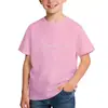 Camiseta Popular de Manga Corta con Estampado de Letras Transfronterizo para Hombres, Mujeres y Niños, Top de Marca Moderna Streetwear Deportivo de Algodón Puro, Ropa Infantil Moderna Estilo Ins para Estudiantes
