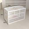 Caja de Almacenamiento de Seis Palacios Cajón de Almacenamiento de Artículos Varios Caja de Almacenamiento de Escritorio Tipo Cajón Almacenamiento de Papelería de Nueve Palacios Caja de Almacenamiento de Tres Capas