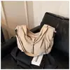 Bolso tote de gran capacidad estilo coreano, bolso cruzado, bolso de mujer, bolso de mano simple casual para el día a día, bolso de hombro ligero