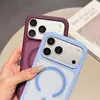 Funda de teléfono magnética a prueba de golpes con acabado mate más vendida en el extranjero para Apple 16ProMax, admite envío transfronterizo