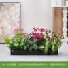 Hc-Cd3 Arreglo de Macetero de Flores de Planta Verde Simulada Combinación de Partición de Plantas Decoración de Paisajismo con Flores Artificiales Flores Falsas
