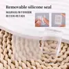 Selante Francês de Silicone Quadrado com Tampa para Manicure Popular Transfronteiriça Lavável Ferramenta de Impressão DIY Selo de Transferência