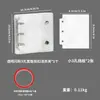 Almacenamiento de Uñas Fresco y Elegante con Doble Cremallera Seleccionado Cuidadosamente Libro Transparente de PVC para Colección de Uñas Álbum de Mini Almacenamiento Desmontable de Hojas Sueltas