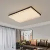 Lámpara de techo para dormitorio Bauhaus, lujo ligero italiano, de alta gama y elegante, forma cuadrada, para dormitorio principal, 6 lámparas de techo nuevas, hierro y otros materiales