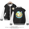 Jaqueta Corner Bio Partner Girl Roupa de Beisebol Primavera e Outono Novo Estilo Coreano Crianças Menina Jaqueta Casual Top
