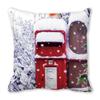 Feliz Navidad Feliz Navidad terciopelo piel de durazno encriptado decoración para el hogar cojín de sofá almohada ZT402