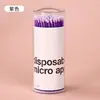 Frasco de pestañas bastoncillos de algodón limpieza de extensiones de pestañas delineador de ojos dibujo eliminación de maquillaje permanente bastoncillos de algodón aplicadores bastoncillos de algodón para botella de belleza