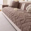 Cojín de Sofá Nuevo de Venta Caliente Transfronterizo Temporada de Primavera Algodón Suave Terciopelo Antideslizante Simple Moderno Cojín de Asiento Tela para Cubrir Sofá Toalla