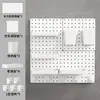 Escritorio con Panel Perforado, Escritorio Perforado sin Taladro, Estante Multifuncional para Especias, Gancho para Baño, Estante de Almacenamiento, Soporte para Cuchillos, Estante Colgante Superior