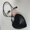 Bolso de mujer de piel auténtica con diseño de nicho, nuevo bolso de amor, moderno, combinable, pequeño, fresco, bandolera de hombro, bolso de concha