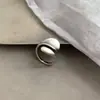 Anel Gota de Luxo Leve para Mulheres Design Simples de Nicho Senso de Estilo Frio Anel de Dedo Cruzado Personalizado Abertura Ajustável