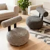 Silla Giratoria con Ruedas para Uso Doméstico, Taburete para Cambiarse los Zapatos, Taburete de Entrada, Silla Móvil, Taburete de Sala de Estar, Taburete Bajo Deslizante