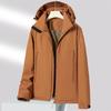 Chaqueta de Algodón Hirviendo Negro Dorado a Prueba de Tres Elementos para Exteriores Otoño e Invierno Engrosada Cálida Ropa de Trabajo Chaqueta de Montañismo Resistente al Viento y al Frío para Hombre