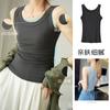 Cubra os seios! A versão é absolutamente única! Super Slim Soft Thread Colete Pequeno Slim Base Sling Grande U-Neck T