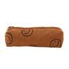 Estuche de Lápices de Pana Smiley de Gran Capacidad Bolsa de Almacenamiento para Brochas de Maquillaje Estilo Universitario Viaje Portátil Bolsa Pequeña Bolsa de Sonrisa Transfronteriza