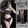 Chao Mu Hogar Diversión Encaje qqny corte dividido lencería sexy deseo puro suspensor pijamas seductores