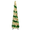 Árbol de Navidad extensible de 150 cm, el más vendido transfronterizo, con coloridas decoraciones de lentejuelas, plegable y fácil de almacenar, perfecto para fiestas y decoraciones navideñas