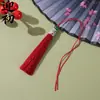 Atacado de Borlas de Nó Chinês, Saquinhos, Borlas Pendentes, Pingentes de Leque, Borlas de Chapéu Vazadas com Contas e Enfeites Pendentes Decorativos