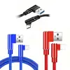 Cabo de Dados Tipo-C Duplo Cotovelo Android Tecido de Algodão Adequado para Apple iphone Cabo de Carregamento para Celular Tecido de Algodão Comer Frango