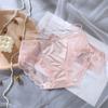 Novedad de Verano Estilo Transpirable Malla Hueca Cintura Baja Sexy Microtransparente Atrás Bragas de Algodón en la Entrepierna para Chicas